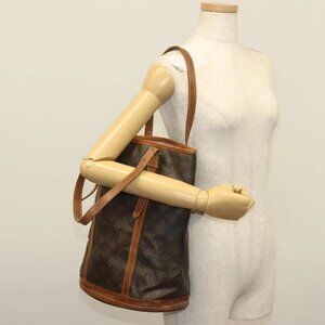 LOUIS VUITTON Monogram Bucket GM Shoulder Bag M42236 LV Auth 140049